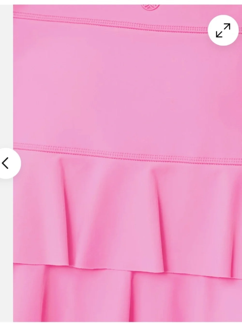 NWT Lilly Pulitzer Pink Luxletic LUNAN Skort in Pink Worth size:MEDIUM - Picture 3 of 6